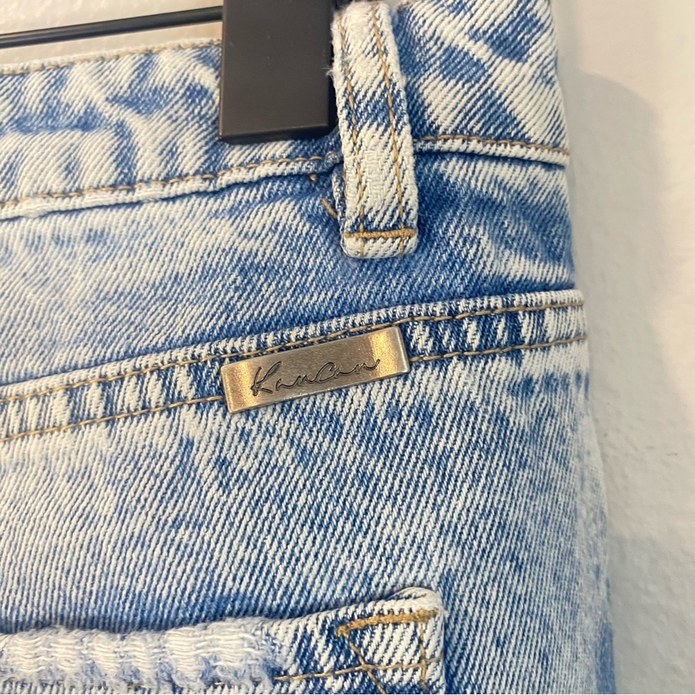 KanCan Collie High Rise Mom Jeans Distressed Blue Jeans size 9/28 - Picture 7 of 15